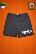 Boys black NASA shorts