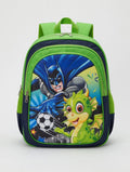 School Bag - BatMan with Green Dragon design