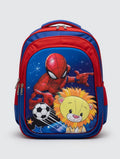School Bag - SpiderMan with Yellow Lion design