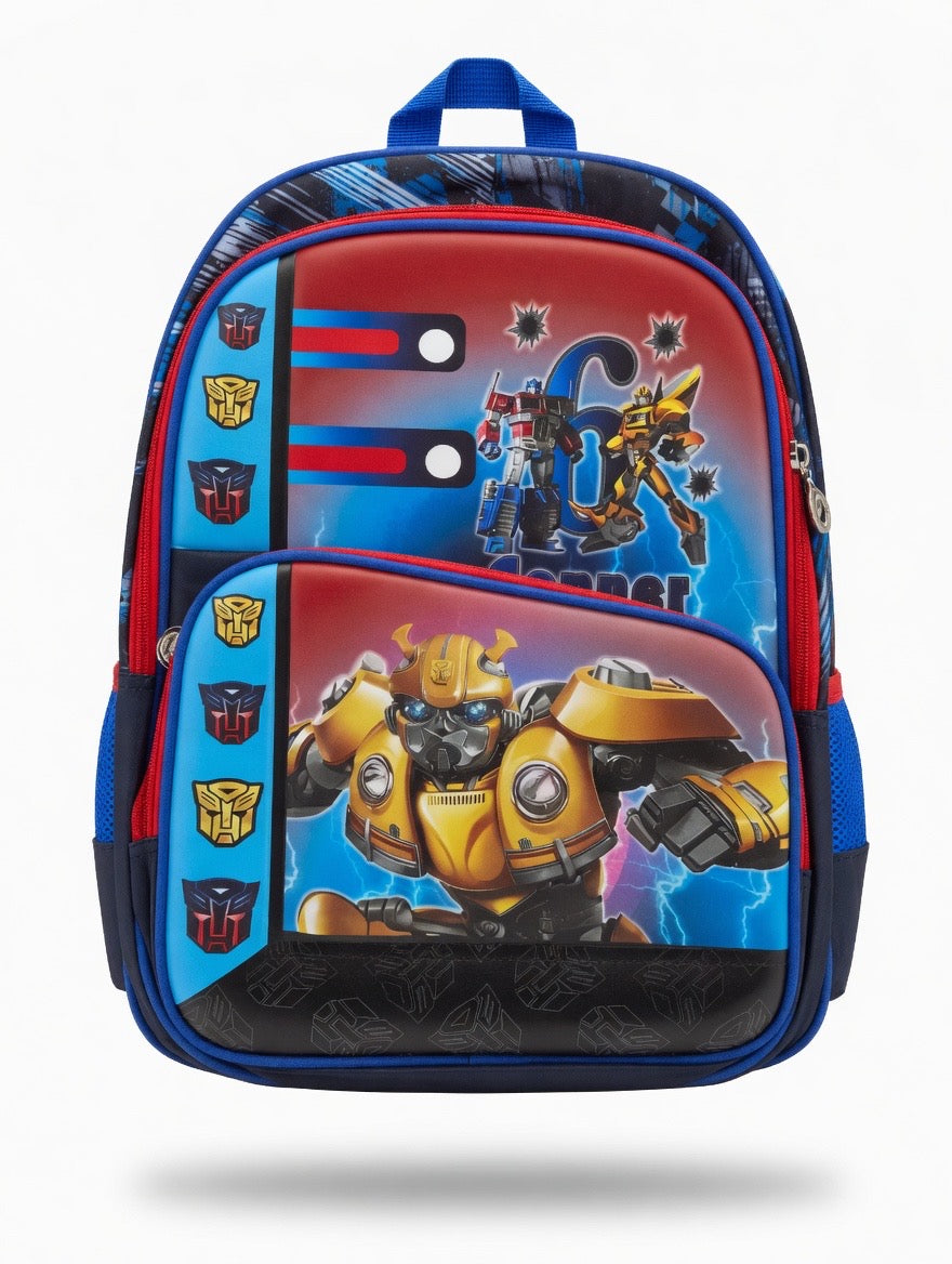 School Bag - Golden Transformer Design