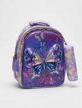 2Pcs School Bag - 3D Butterfly design