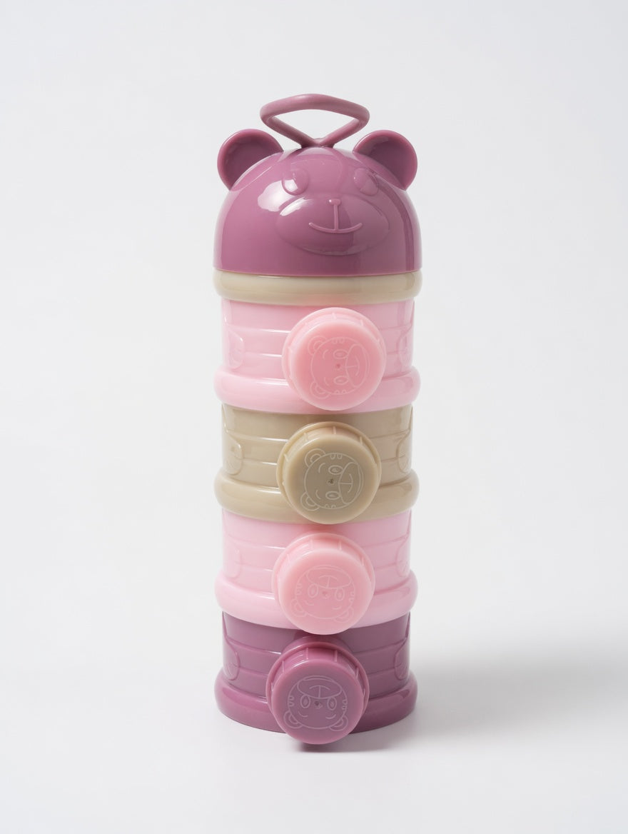 5Pcs Plastic Baby Formula Milk Storage Containers & Snack Boxes For Infant Toddler