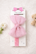 Girls - 1pcs Mesh Butterfly Ribbon Hair Clips