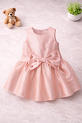 Girls 1 Piece Straight Casual Outfit (Peach)
