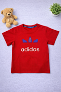 Boys Red 'Adidas' Tee shirt