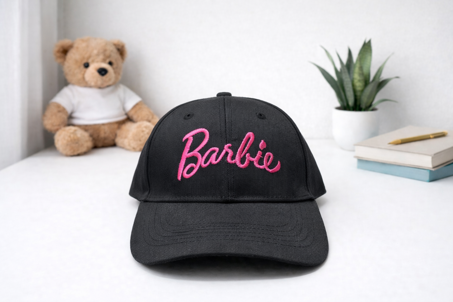 Fashionable Black Barbie Cap