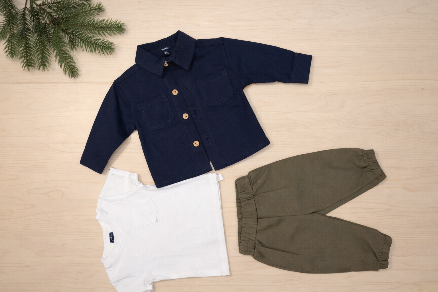 New Born - 3Pcs Set with Classic Casual Design