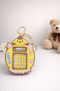 Kids  Calculator Key Holder - Yellow Sanrio design