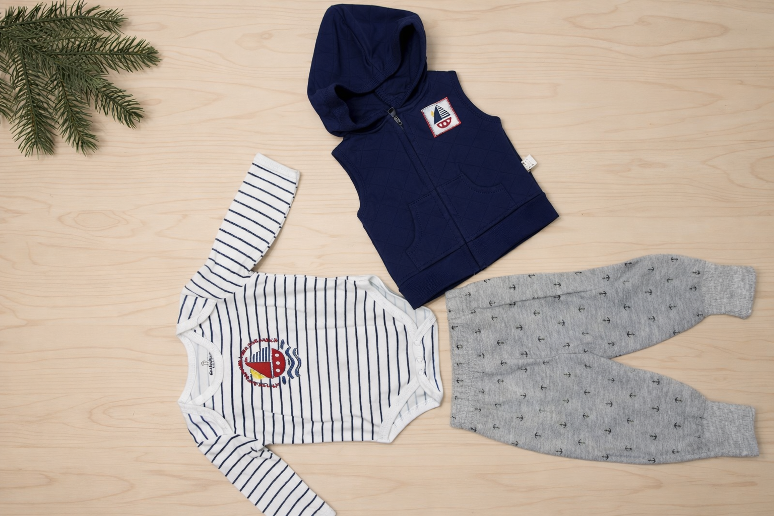 New Born - 3Pcs Set with Classic Casual Design