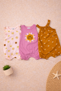 3Pcs Set - Girls Casual jumper shorts
