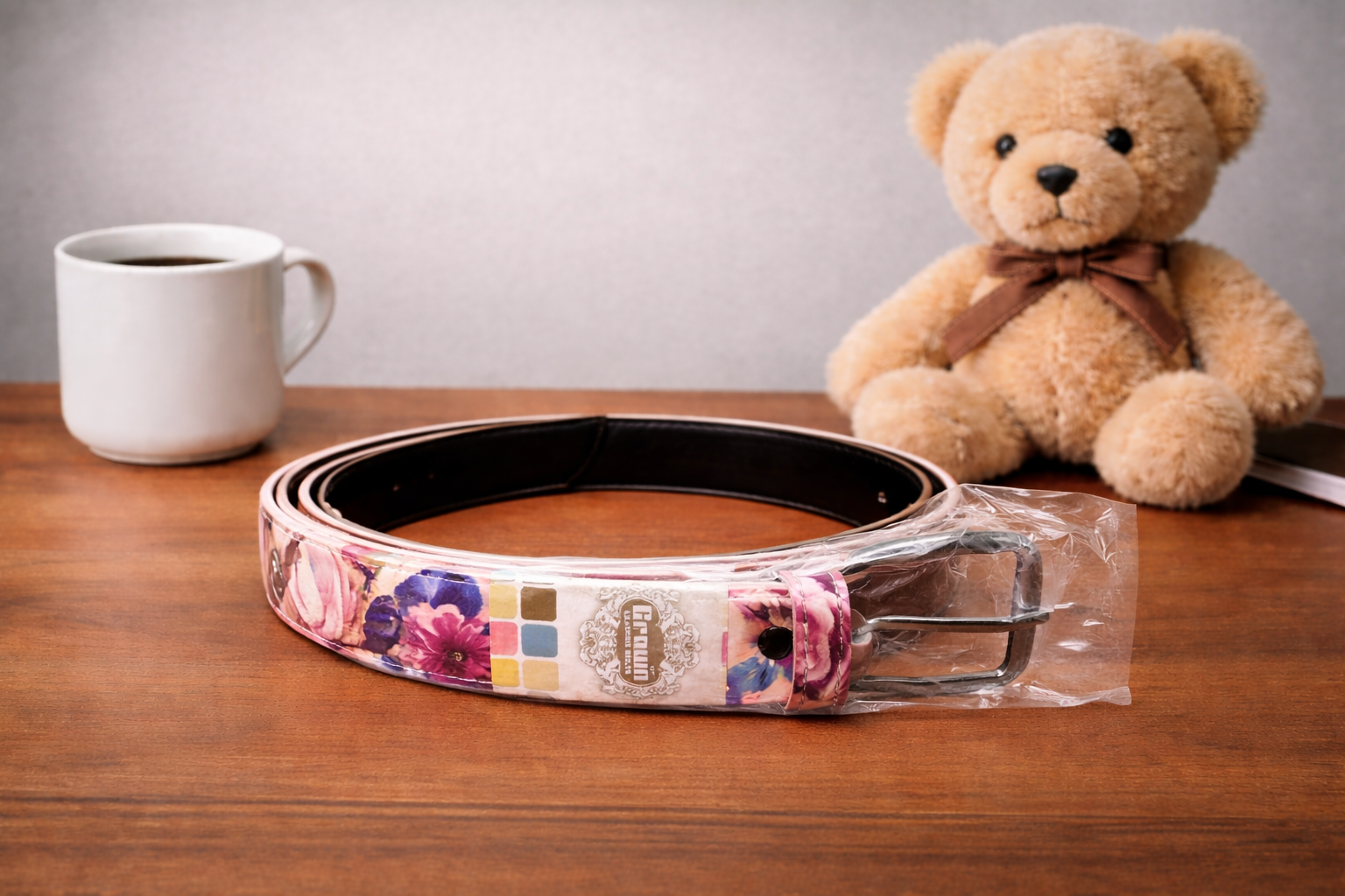 Kids Casual Flower Design Belt Buckle