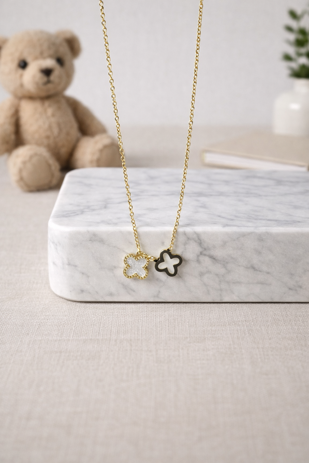 Kids Gold Necklace - Sample Van Cleef Design