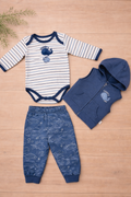 New Born - 3Pcs Set with Classic Casual Design
