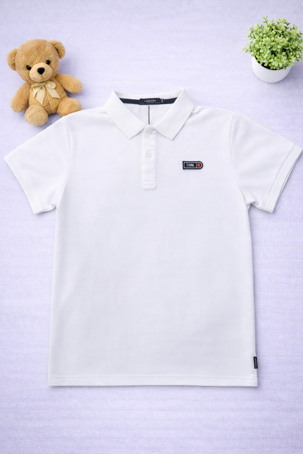 Boys White shirt - Lacoste design