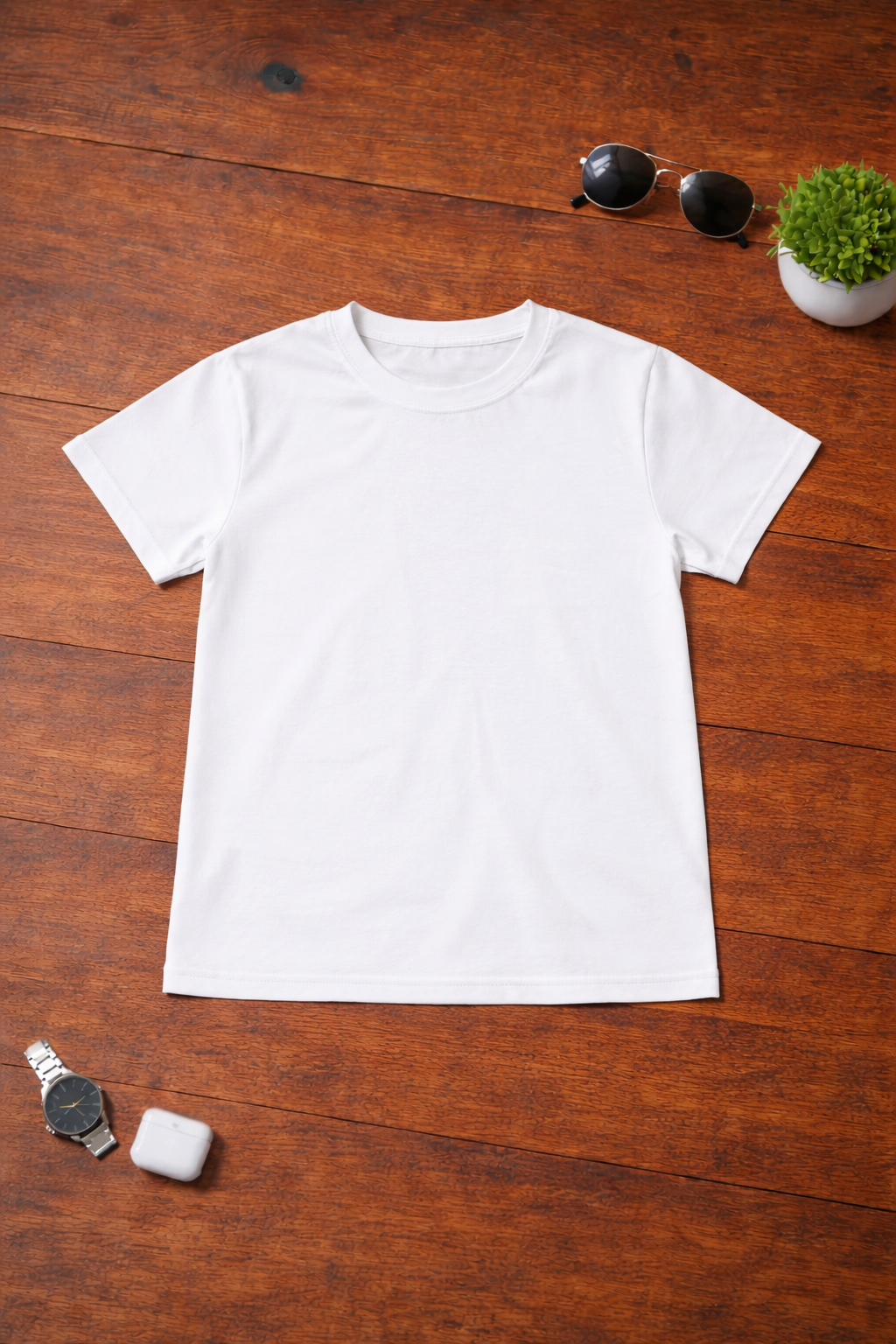 Boys White Tee