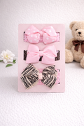 Girls - 3pcs Mesh Butterfly Ribbon Hair Clips