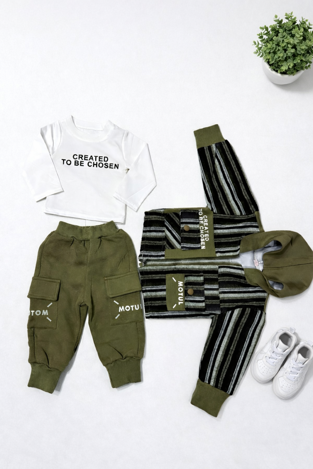 New Born - 3Pcs Set with Classic Casual Design