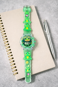 Kids Anime watch with Smile Froggy design - (Green)