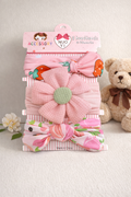 Girls - 3pcs Mesh Butterfly Ribbon Hair Clips