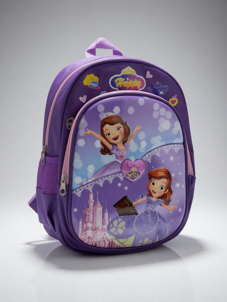 School Bag - Elegant Princesses (Purple)