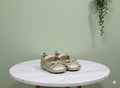 Girls pre-walker crossbow shoes - (Golden Brown)