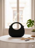 Mini Solid Color Crossbody Bag - (Matte Black)