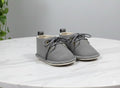 New Born - Boys Suede Boots (Grey)