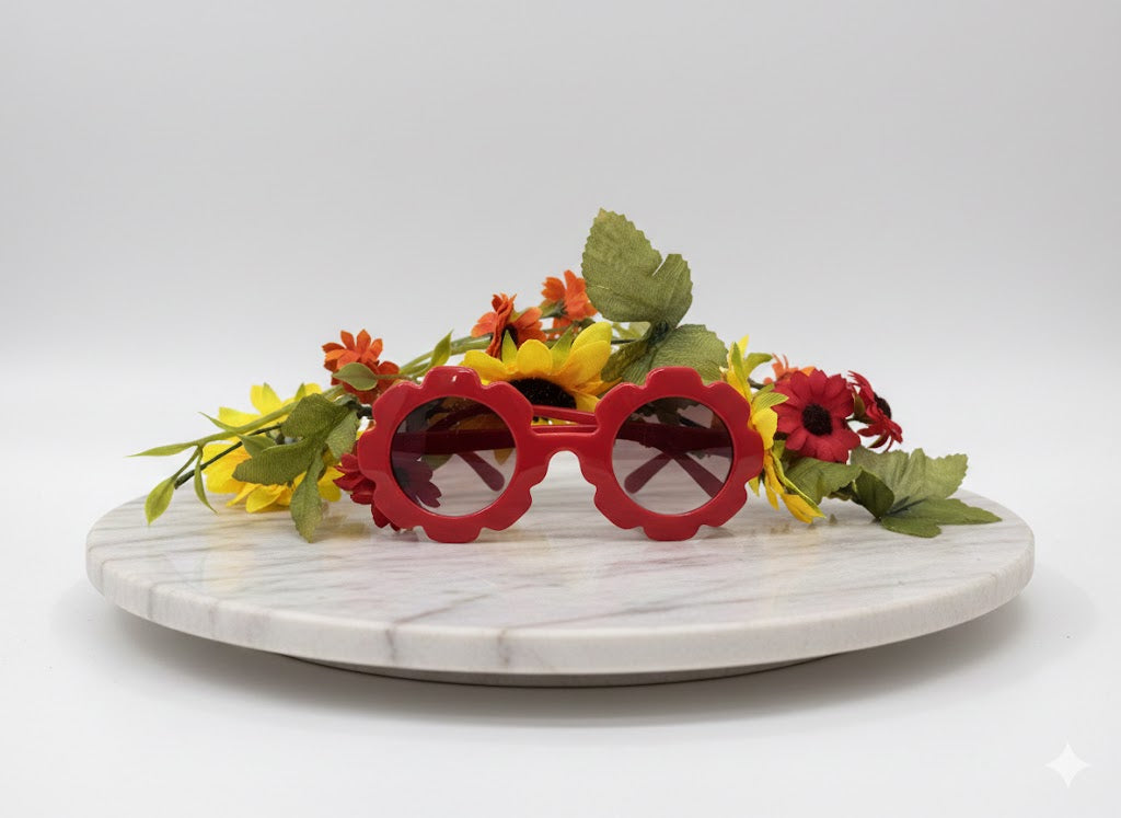 Kids Fashionable  Children's Cute Sunflower Baby Eyeglasses - Unisex