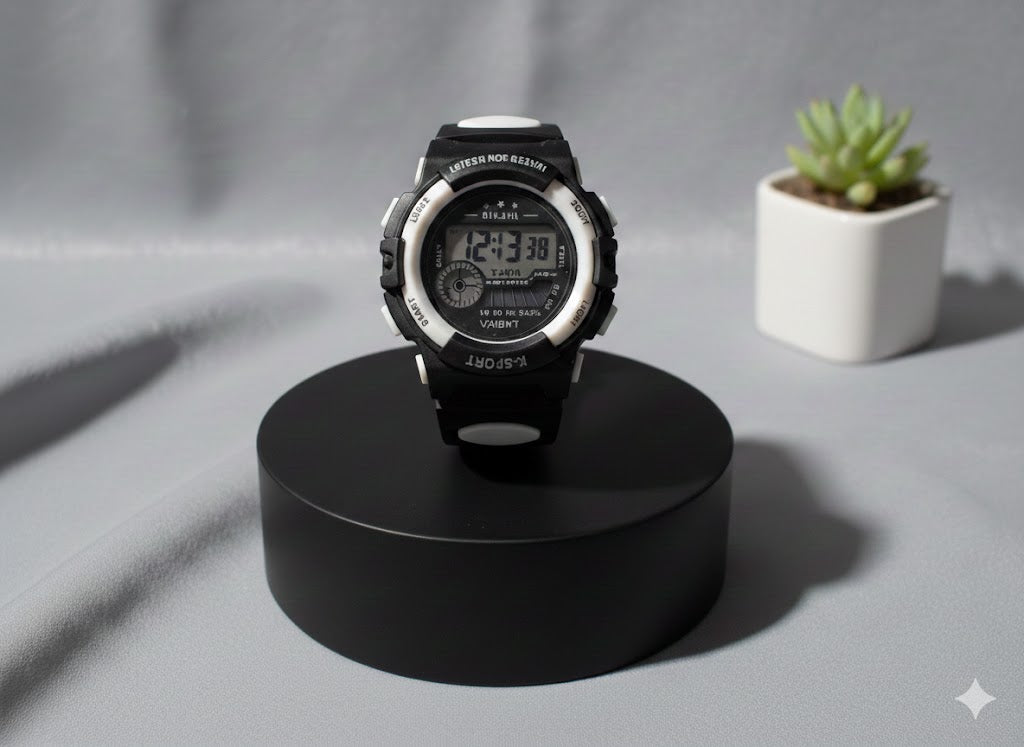 Kids Digital Watch (Black)
