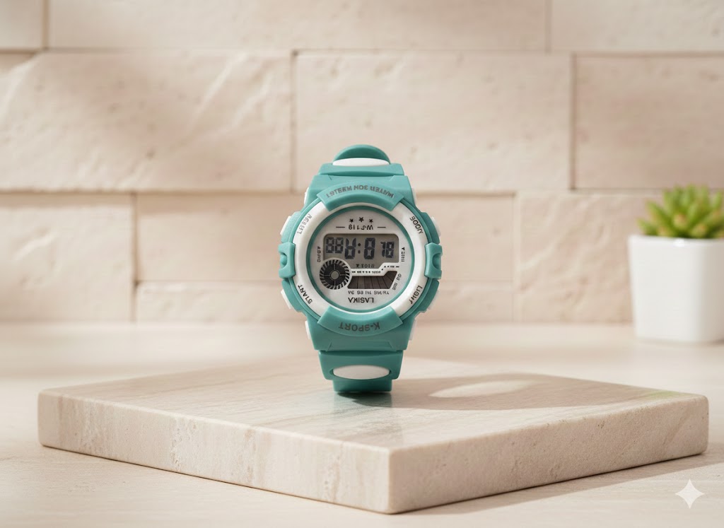 Kids Digital Watch (Sea Blue)