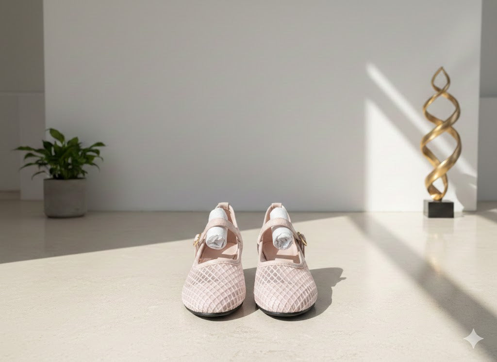 Girls Elegant Princess shoes - (Pink)