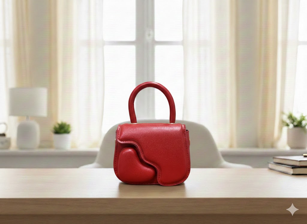 Girls Mini Clutch bag (Red)