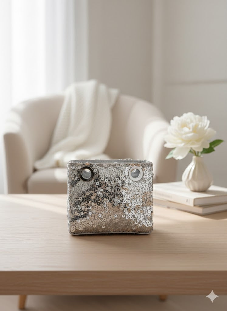 Girls Silver Porsh Bag