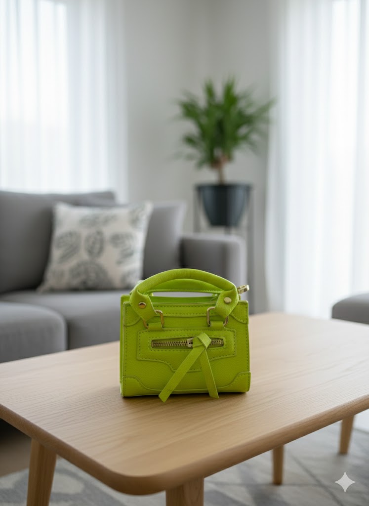 Girls Cute Mini Bag - (Lime Green)