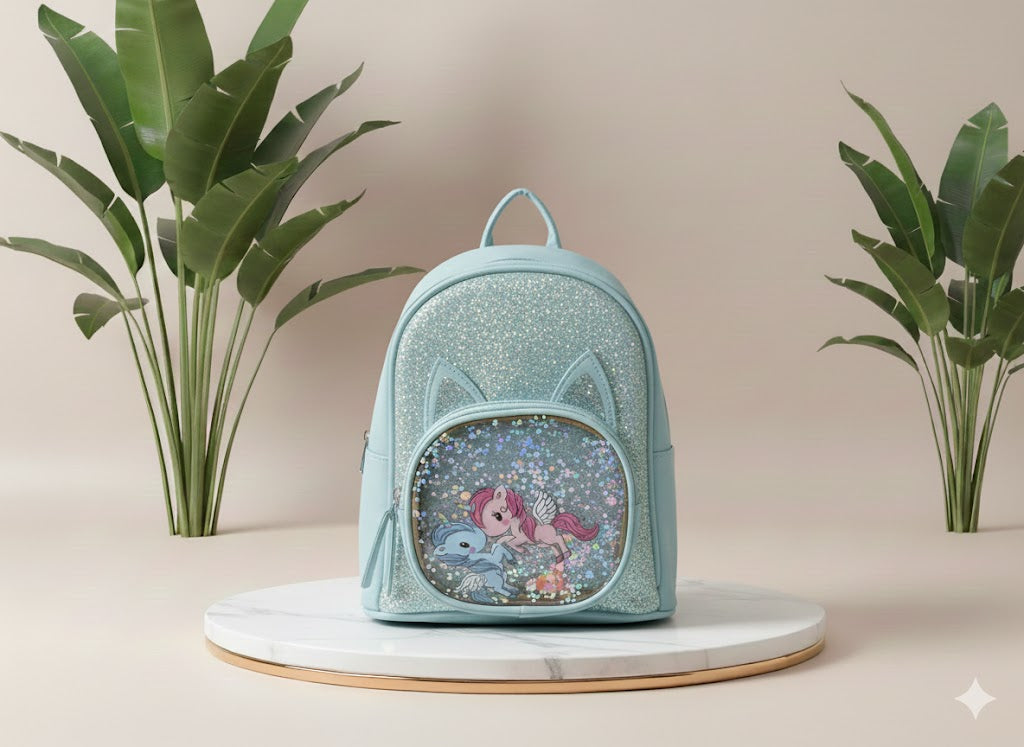 Girls school bag (Light Green)