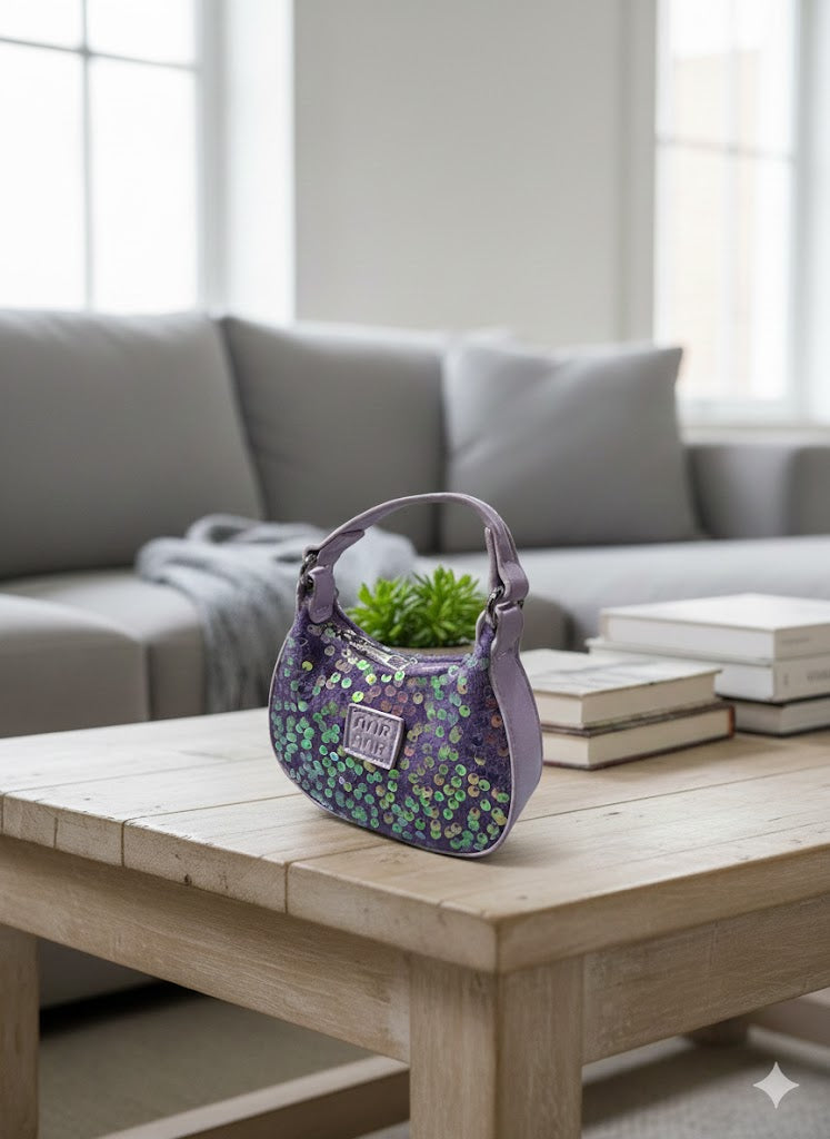 Girls Mini Classic Bag - (Purple)