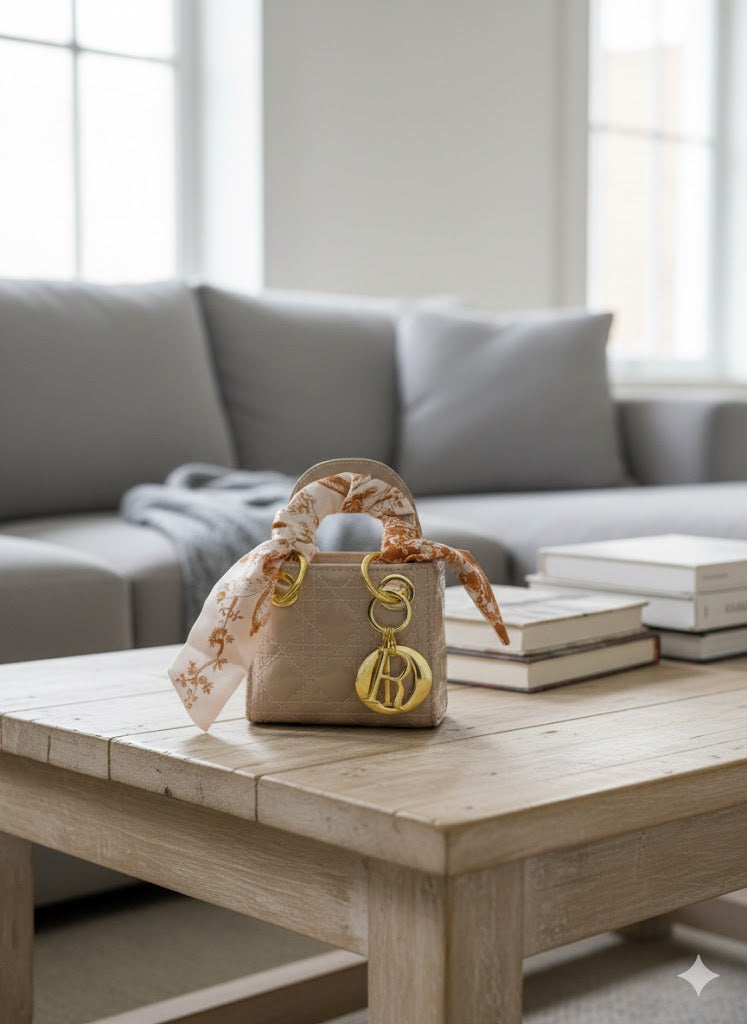 Girls Mini Classic Bag - (Gold)