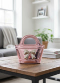 Girls Mini Classic Bow Bag - (Pink)