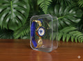 Girls Watches - Classic Stainless Steel Band - (Blue locket)