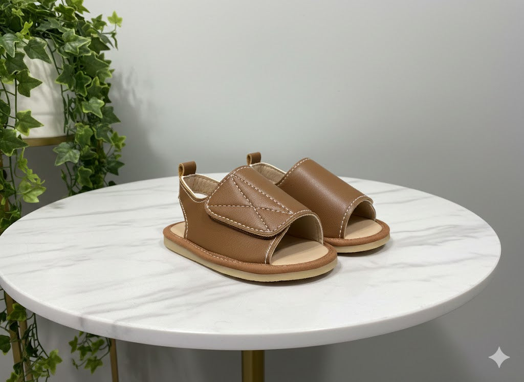 Boys pre-walker Sandals - (Brown)