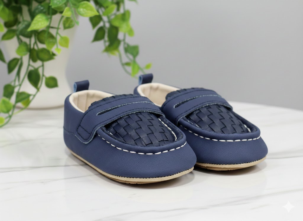 Boys pre-walkers Loafer shoes - (Blue )