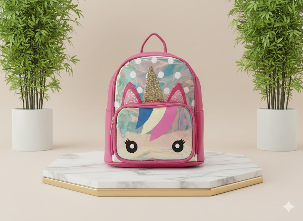 Girls school bag (Red Kitty)