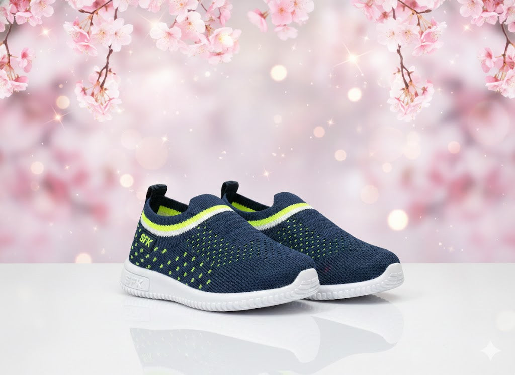 Kids Mesh Casual Outdoor Sport Sneakers - (Blue)