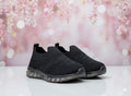 Kids Mesh Casual Outdoor Sport Sneakers - (Black)