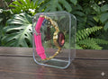 Girls Watches - Luxury Stainless Steel Band - with Pink locket)